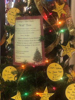 The George E. Allen Library “Wish” Tree 🎄 Booneville